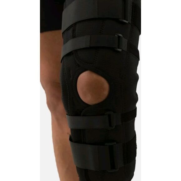 Knee Brace H.K.O. 16 - Anterior Closure Large D-Ring / Hook and Loop Strap Closu - Picture 1 of 3